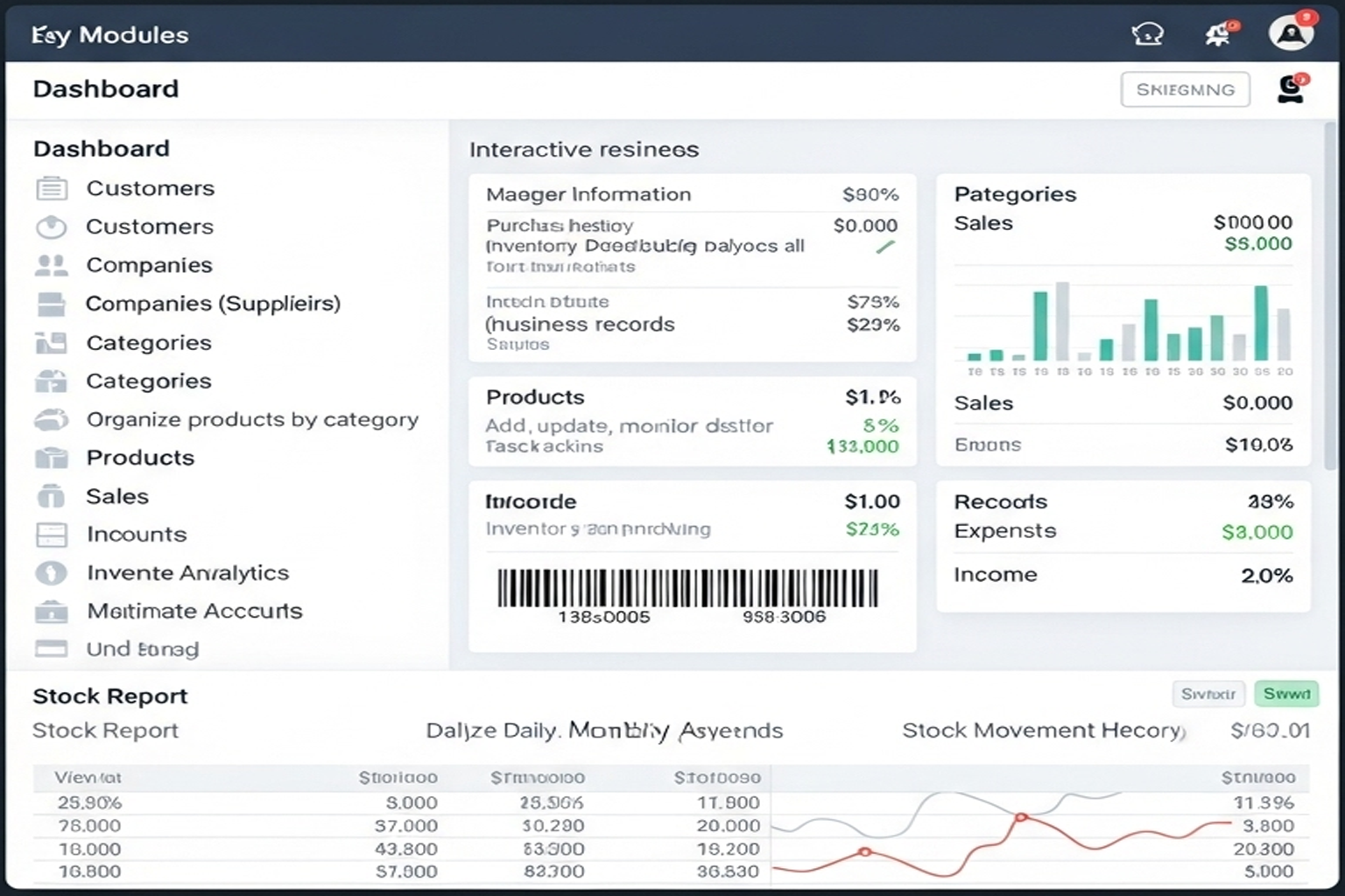 Stock Management & Sales Tracking Software