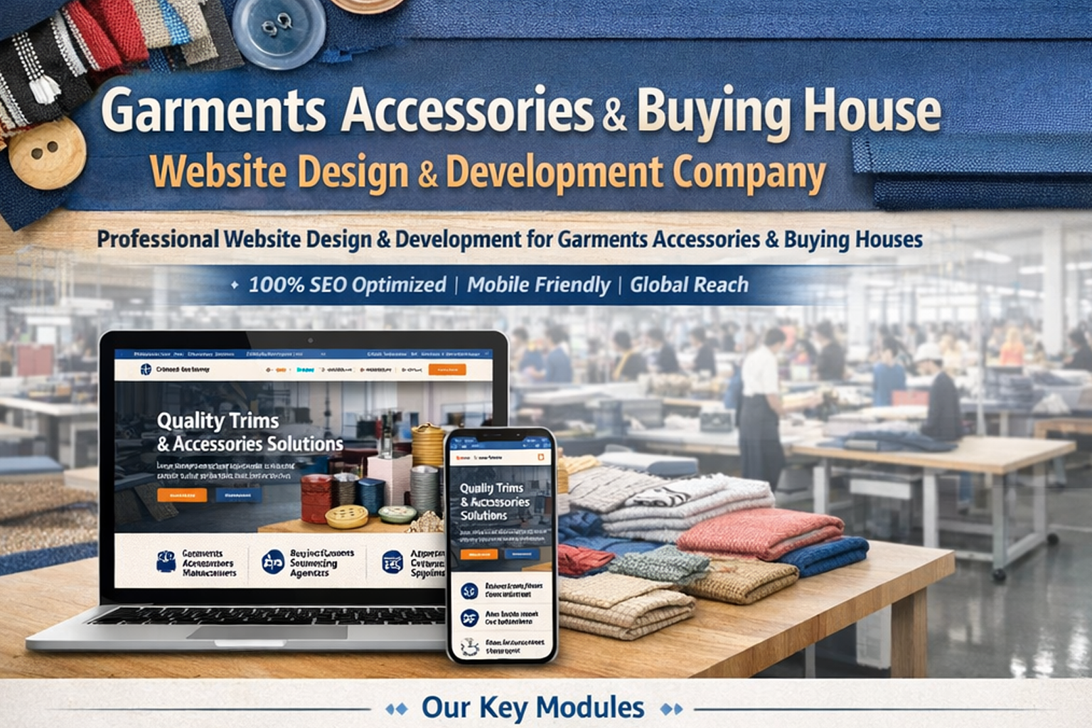 Garments Accessories & Buying House Website Design and Development Company