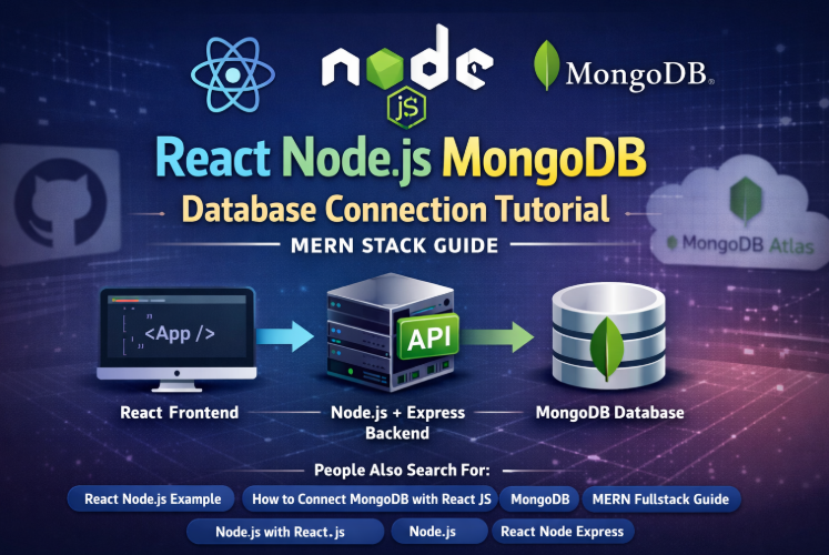 React Node.js MongoDB Database Connection