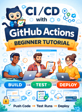 CI/CD with GitHub Actions Tutorial – Complete Beginner to Advanced Guide
