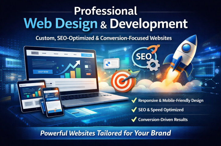 Professional Web Design & Development Services for High-Performance Websites