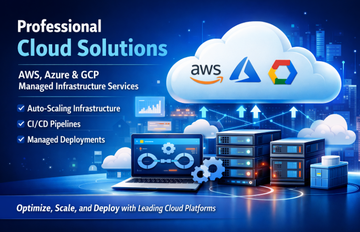 Professional Cloud Solutions | AWS, Azure & GCP Managed Infrastructure Services