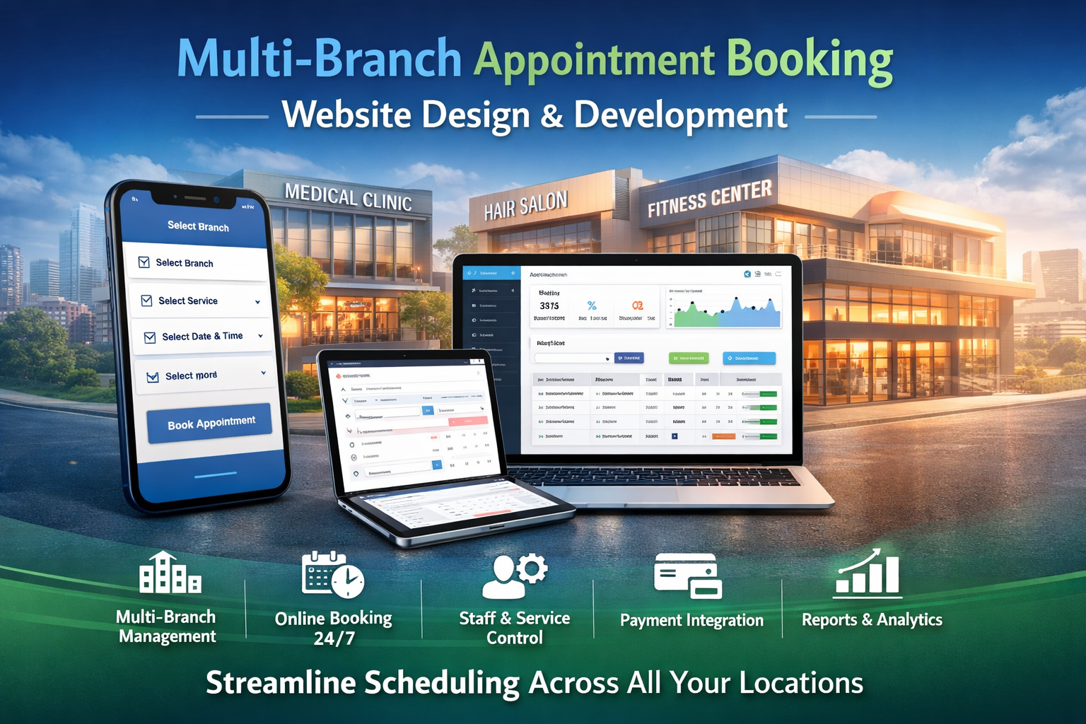 Appointment Booking Service for Multiple Branches