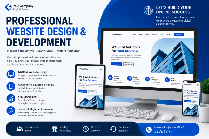 Corporate Ecommerce Website Design for Online Business