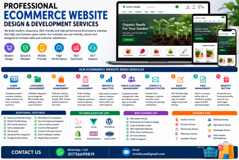 Affordable Ecommerce Website Design & Development Company for Small Business