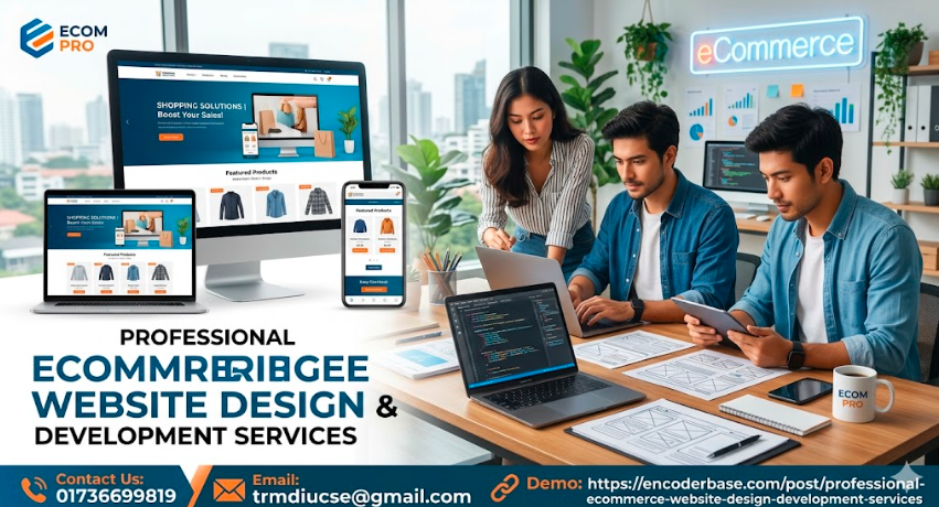 Professional Ecommerce Website Design & Development Services for High-Converting Online Stores