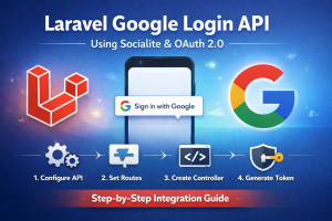 Google Login in Laravel via API