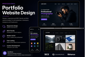 Professional Portfolio Website Design for Photographers and Developers in 2026