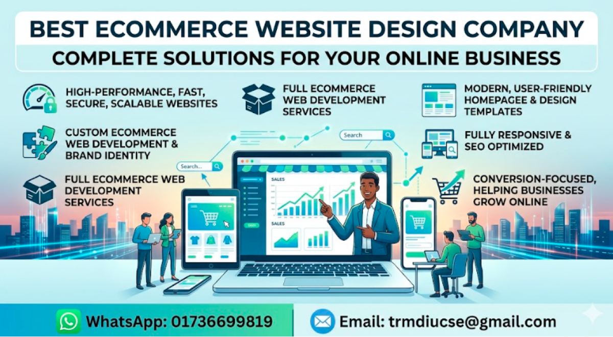 Best Ecommerce Website Design Company for Custom Ecommerce Site Development