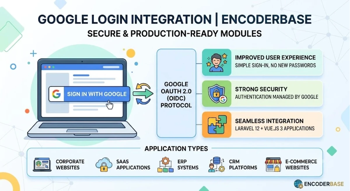 Google Login Integration with Laravel 12 & Vue.js 3 – Secure OAuth Authentication Guide