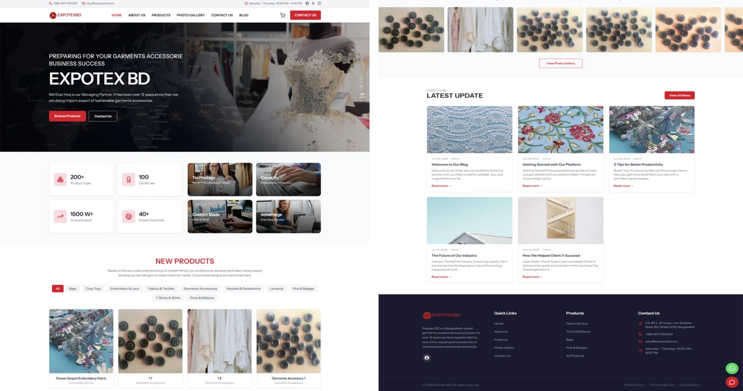 ExpotexBD – Garments Accessories
