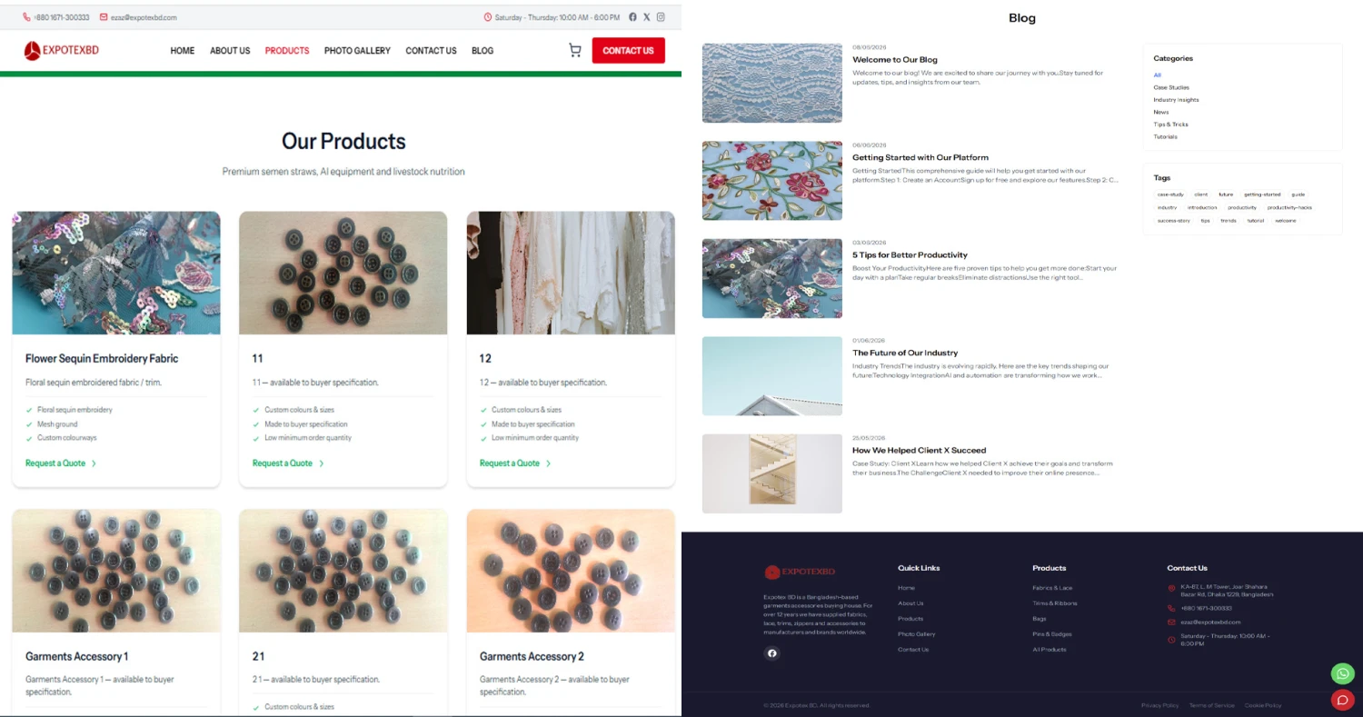 ExpotexBD – Garments Accessories
