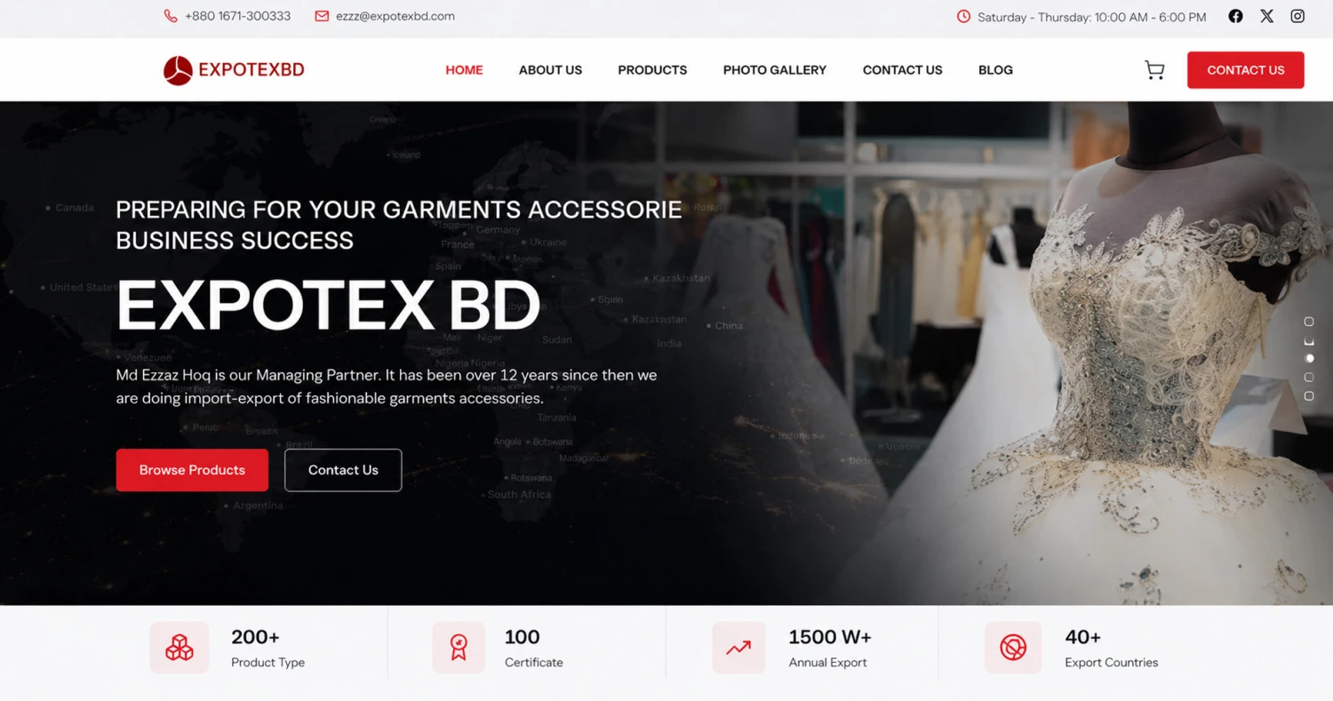 ExpotexBD – Garments Accessories