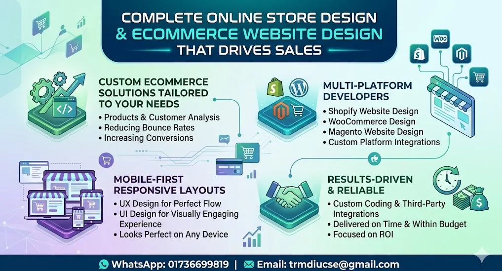 Top Ecommerce Web Development Company for Online Store Design & Development